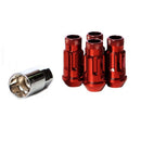 Muteki SR48 Lug Nuts Lock Set Open End - Red