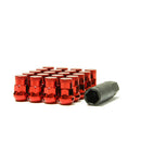 Muteki SR35 Lug Nuts Closed End w/ Locks 16+4 - Red