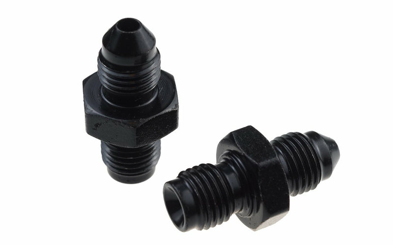 Redhorse Performance -3AN To 7/16-24 Inverted Flare Male - Black -2Pcs/Pkg - 336-03-24-2