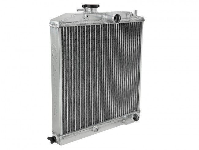 Skunk2 Alpha Series Half-Size Dual-Core Aluminum Radiator - 1988-1991 Honda Civic CRX - 349-05-1550