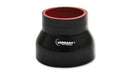 Vibrant Straight Reducer Silicone Hose, 1.75" I.D. x 2.00" I.D. x 3.00" long - Black  - 2767