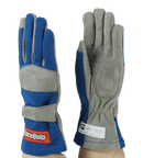 RaceQuip 351 Series 1 Layer Nomex Race Gloves - Blue - Large - 351025