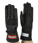 RaceQuip 355 Series 2 Layer Nomex Race Gloves - Black - 3XL - 355008