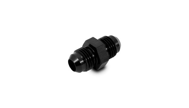Vibrant Male AN Flare Union Straight Adapter Fitting; Size: -8AN x -8AN - 10233