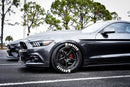 VMS Wheels Star 18x5 5x114.3 -12 Offset Polished Lip Black Milling Finish - VWST028