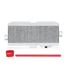 Mishimoto Subaru STI 2008-2021 Performance TMIC, Silver Cooler, Red Hoses - MMTMIC-STI-08SLRD