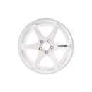Enkei T6R 18x9.5 38mm Offset 5x114.3 Bolt Pattern 72.6 Bore Vanquish White Wheel - 539-895-6538WP