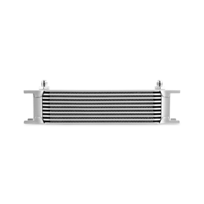 Mishimoto Universal 10-Row Oil Cooler, -6AN, Silver - MMOC-10-6SL
