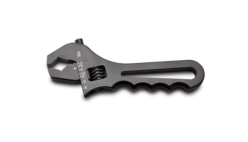 Vibrant Adjustable AN Wrench; -4AN to -16AN; Anodized Black - 20993