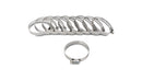 Vibrant S.S. Worm Gear Clamps (Pack of 10) - Clamping Range: 1.30"-2.16"  - 12153