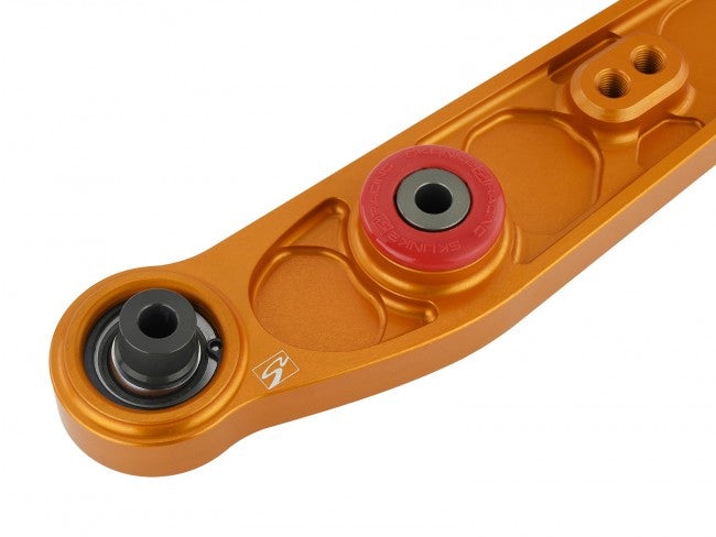 Skunk2 Alpha Series Rear Lower Control Arm Gold - 1988-1995 Honda Civic / CRX / 1990-2001 Acura Integra - 542-05-1110