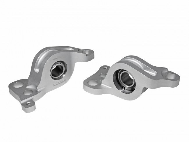 Skunk2 Billet Aluminum Compliance Bracket w/ Spherical Bearings Raw - 1992-1995 Honda Civic / 1994-2001 Acura Integra - 542-05-M465