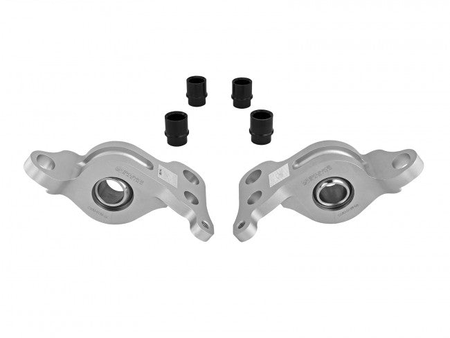 Skunk2 Billet Aluminum Compliance Bracket w/ Spherical Bearings Raw - 1992-1995 Honda Civic / 1994-2001 Acura Integra - 542-05-M465