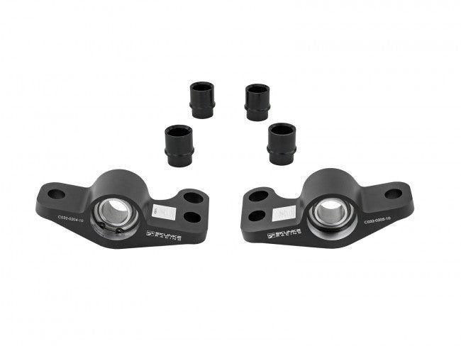 Skunk2 Billet Aluminum Compliance Bracket w/ Spherical Bearings Black - 1996-2000 Honda Civic  - 542-05-M550