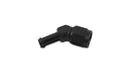 Vibrant Female AN to Hose Barb 45 Degree Adapter, AN Size: -6AN; Barb Size: 5/16" - 12015