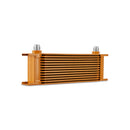 Mishimoto Universal 13-Row Oil Cooler, Gold - MMOC-13GD