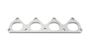 Vibrant Exhaust Manifold Flange, Stainless Steel - Honda Civic CRX D15 D16 D-series Motor - 1460D