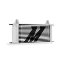 Mishimoto Universal 16-Row Oil Cooler, Silver - MMOC-16SL