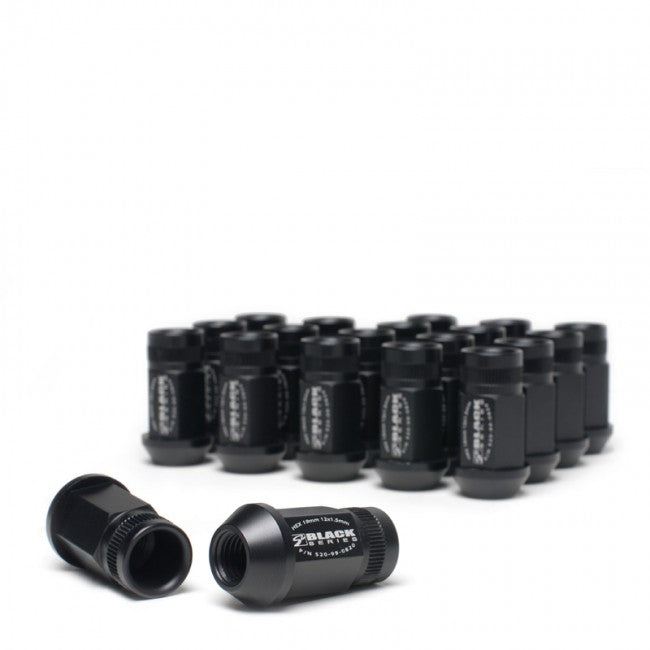 Skunk2 Forged Lug Nut 12x1.5 Black Anodized (Set of 16) - 520-99-0853