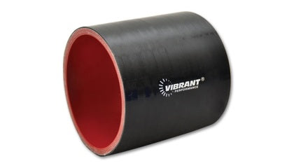 Vibrant Straight Silicone Hose, 5.00" I.D. x 3.00" long - Black  - 2724