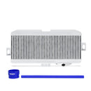 Mishimoto Subaru STI 2008-2021 Performance TMIC, Silver Cooler, Blue Hoses - MMTMIC-STI-08SLBL