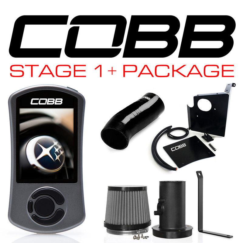 Cobb Tuning  Subaru 06-07 WRX, 04-07 STi, 04-06 FXT Stage 1+ Power Package (Black) w/V3 - 613X01P