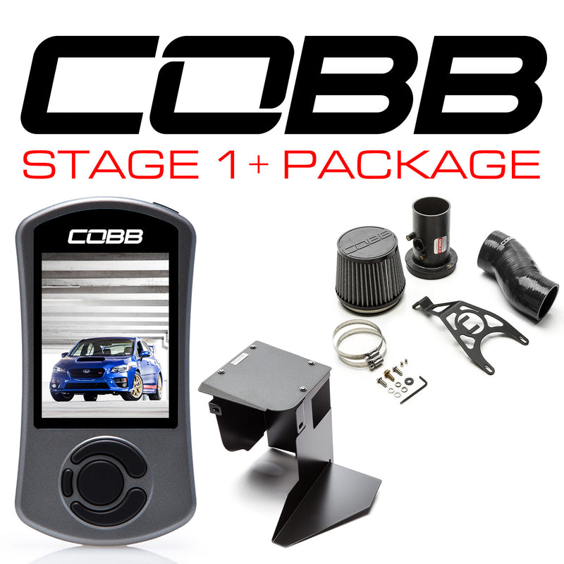 Cobb Tuning  Subaru Stage 1+ Power Package (Black) STI 2015-2018 - 616X01P