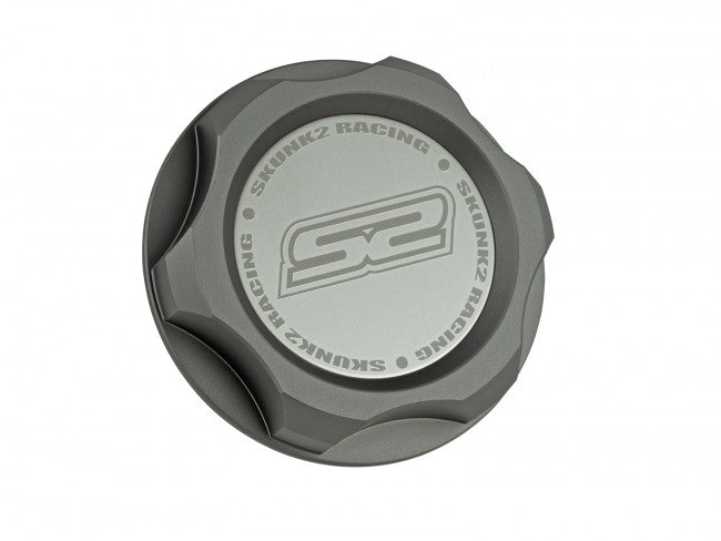 Skunk2 Billet Oil Cap Hard Anodized - Fits Most Honda (32mm x 2.8mm Tread Pitch) - 626-99-0072