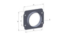 Vibrant Mass Air Flow Sensor Adapter Plate, for Subaru Applications  - 1994