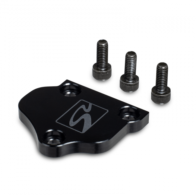 Skunk2 Billet Solenoid Block Off Black Anodized - Honda K-Series - 639-05-0705