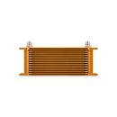 Mishimoto Universal 16-Row Oil Cooler, Gold - MMOC-16GD