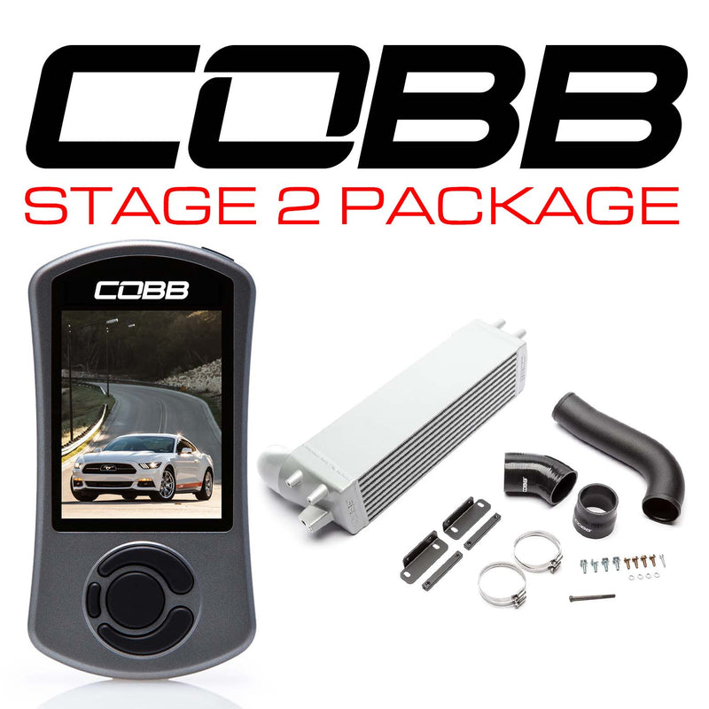 Cobb Tuning  Stage 2 Power Package (No Intake) for Ford Mustang Ecoboost 2018-2022 - 6M1X02-NI