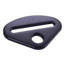 RaceQuip Delta Style Short Seat Belt End - Black - 2 in. - 700905