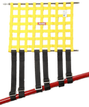 RaceQuip Window Net Mounting Kit - Bottom Bar Strap On - Black - 8 in. to 18 in. - 705005