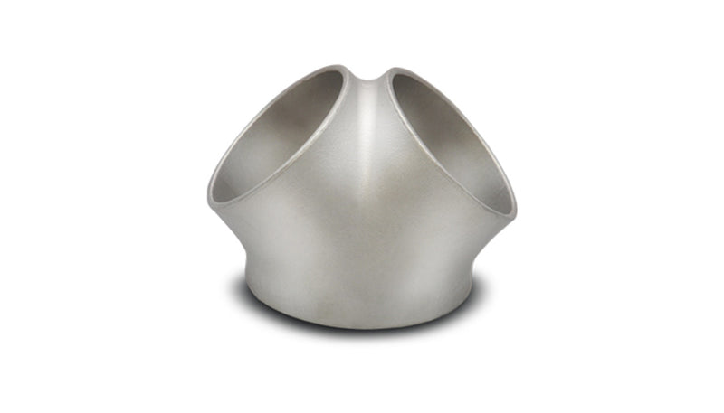 Vibrant Stainless Steel Cast 2-in-1 Y Collector; 3.00" Inlet; 2.5" x 2.5" Outlet - 11743