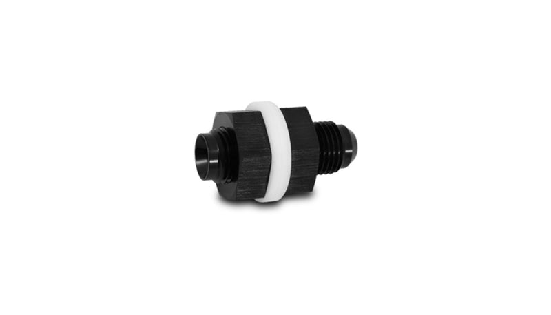 Vibrant Fuel Cell Bulkhead Adapter Fitting; Size: -12AN (With 2 PTFE Crush Washers & Nut) - 16895