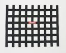 RaceQuip Ribbon Style Race Car Window Net - Black - 18 in.H x 24 in.W - 721005