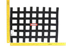 RaceQuip Ribbon Style Race Car Window Net - Black - 15 in.H x 21 in.W - 726002