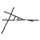 RaceQuip Triangle Right Side Window or Roll Cage Net - Black - 12 in.H x 28 in.W - 727001