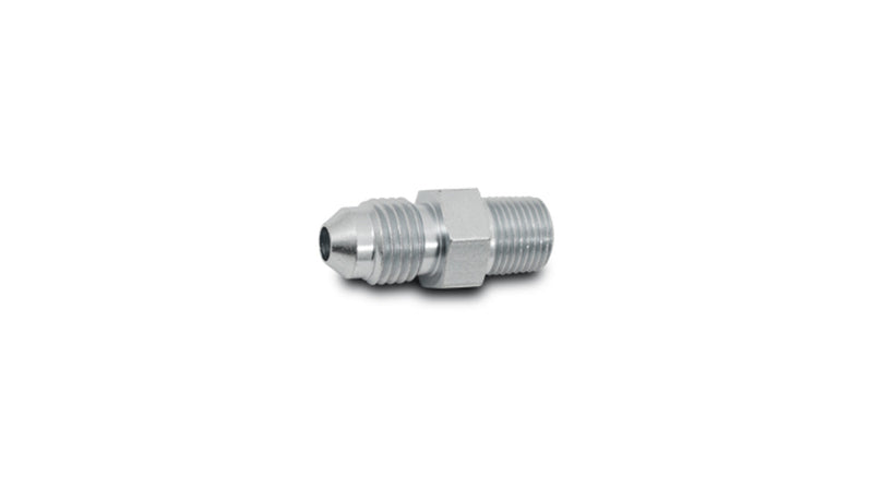 Vibrant AN Flare to Male NPT Straight Adapter Fitting; Size: -3AN x 1/8" NPT - 10290