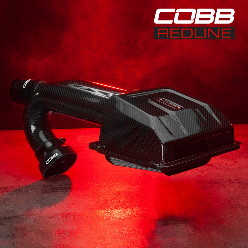 Cobb Tuning  Ford Stage 2 Redline Carbon Fiber Power Package Black F-150 Ecoboost Raptor / Limited - FOR0050020BK-RED