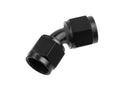 Redhorse Performance -16AN Female To Female  Swivel Coupling 45 Degree - Black - 8145-16-2
