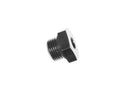 Redhorse Performance -12ORB Port Plug with 1/8" NPT Female - Black - 8148-12-2