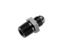 Redhorse Performance -8AN Straight Male Adapter To 1/4" NPT Male - Black - 816-08-04-2