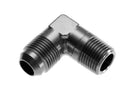 Redhorse Performance -8AN 90 Degree Male Adapter To 1/4" NPT Male - Black - 822-08-04-2