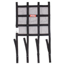 RaceQuip Hybrid Mesh/Ribbon Window Net w/ Mounting Straps - Black - 18 in. H x 24 in. W - 822005