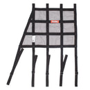 RaceQuip Mesh/Ribbon Hybrid Window Net - Angled Front - w/ Mounting Straps - Black - 18 in. H x 18 in. W - 823003