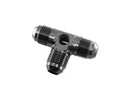 Redhorse Performance -10AN Male Flare Tee with 1/8" NPT Port - Black - 8248-10-2