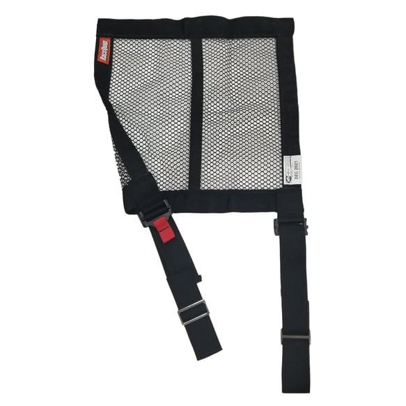 RaceQuip Mesh Style Race Car Window Net with 2" Mounting Straps - Black - 15 in. H x 18 in. W - 824991
