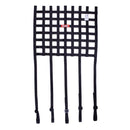RaceQuip Ribbon Style Race Car Window Net with 1" Mounting Straps - Black - 18 in. H x 24 in. W - 825005